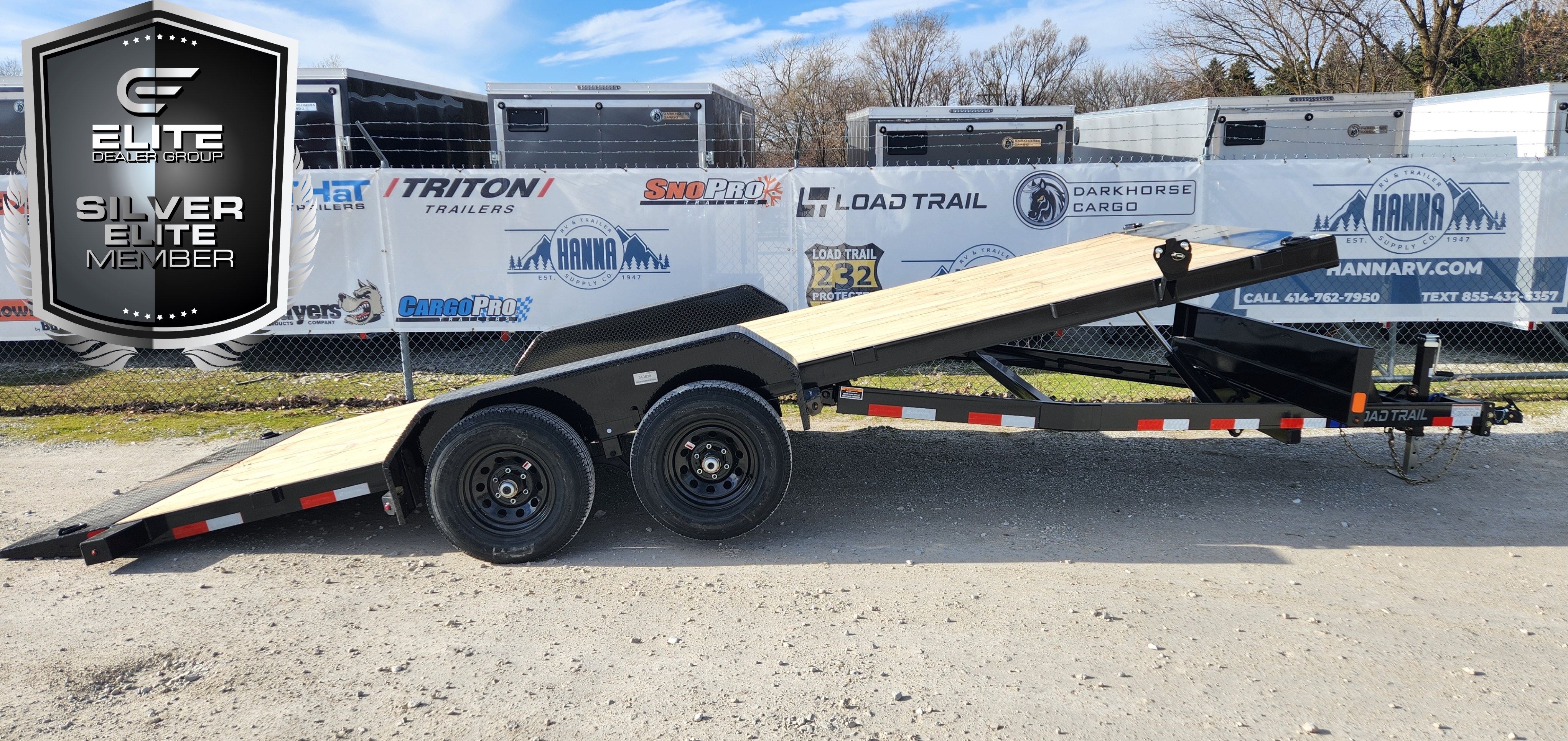 Load Trail 83 X 20 Tandem Axle 10,000 Lb Rapid Loader Tilt Deck Trailer